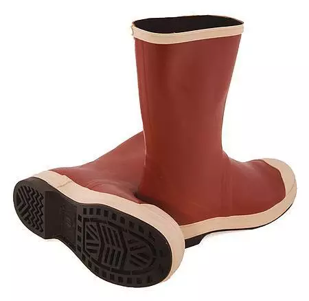 TINGLEY MB922B Rubber Boot,Men's,11,Mid-Calf,Red,PR 2