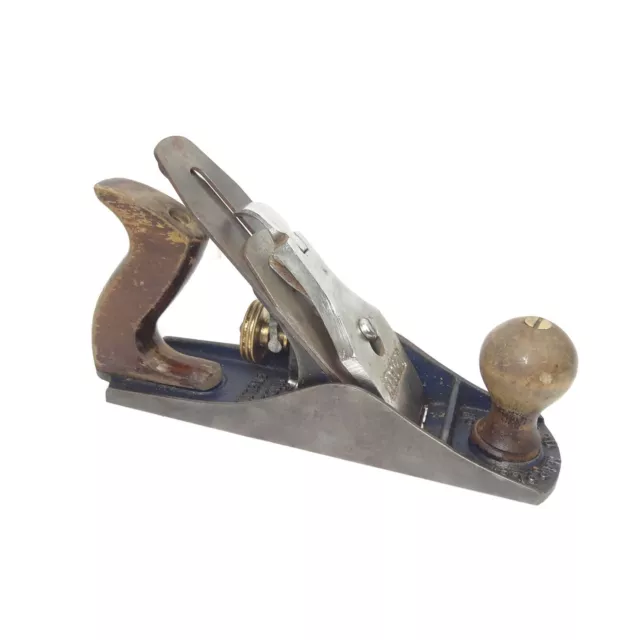 Vintage Record Wood Plane NO 04 9"x2" Retro Classic Old Tool