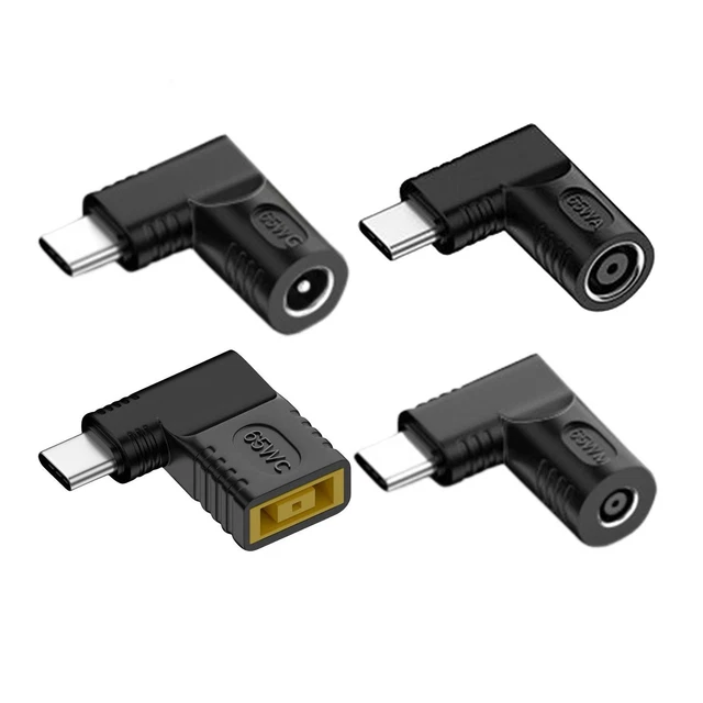 Laptop Charger Converter USB Type C PD Power Charging Cable Adapter 65W