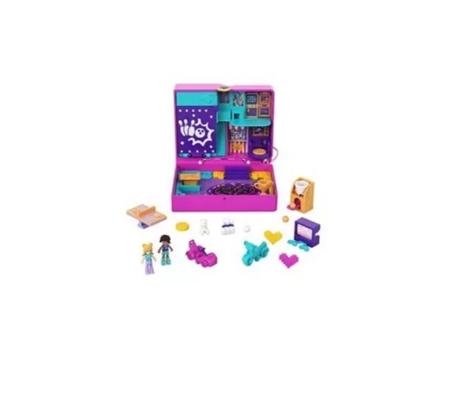 Polly Pocket HCG15 Race & Rock Arkade Spielthema Shani Puppen