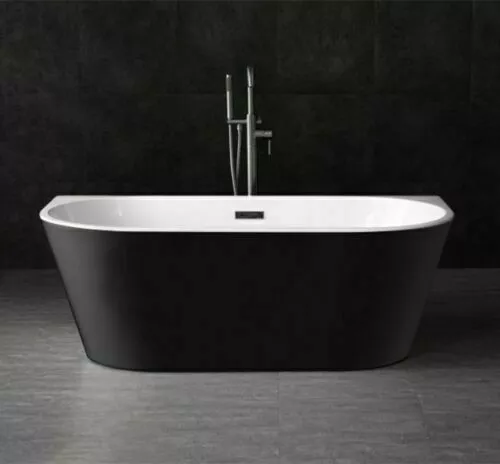 SAVONA BACK TO WALL FREESTANDING BATHTUB 1600x800x580MM