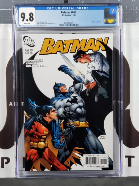Batman #657 CGC 9.8 **1st Cover App of Damian Wayne**DC Comics 2006**