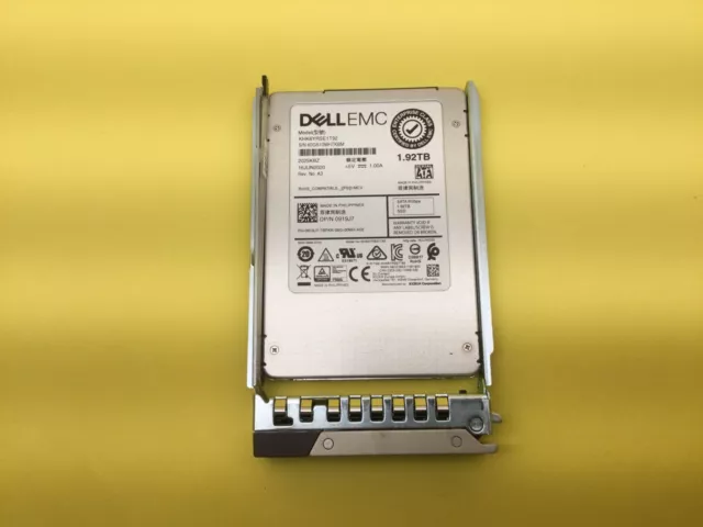 919J7 Dell Emc 1.92TB SATA 6Gb/S Ri 6.3cm Enterprise SSD 0919J7 KHK6YRSE1T92