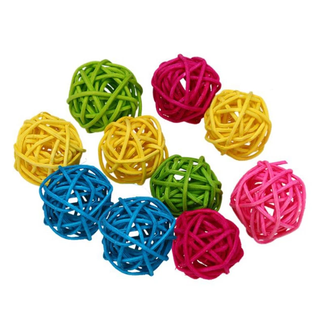 2x Kaninchen Kauen Spielzeug Vogel Kauen Spielzeug Papagei Spielzeug Kauen 7