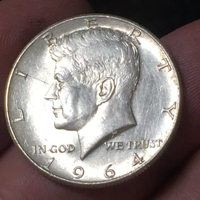 1964 Usa United States Of America - Kennedy Half Dollar  Moneta  Argento Silver