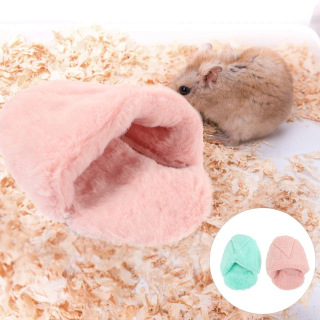 2pcs Kleine Pet Winter Bett Chinchilla Käfige Haustier Schlafen Bett