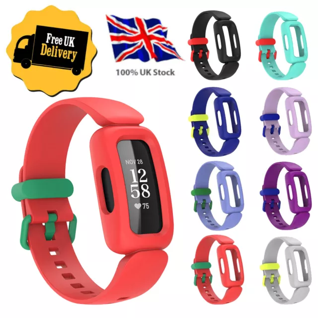 For Fitbit Inspire 2 / Ace 3 Replacement Silicone Band Strap Bracelet - UK STOCK