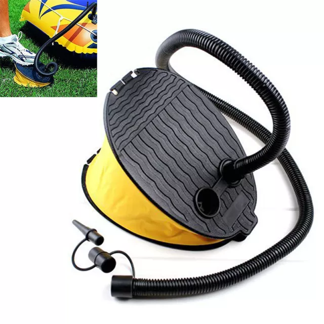 3L Outdoor Foot Air Pump Inflator Deflator Bellows Inflatable Pool Airbed Ts#Dc