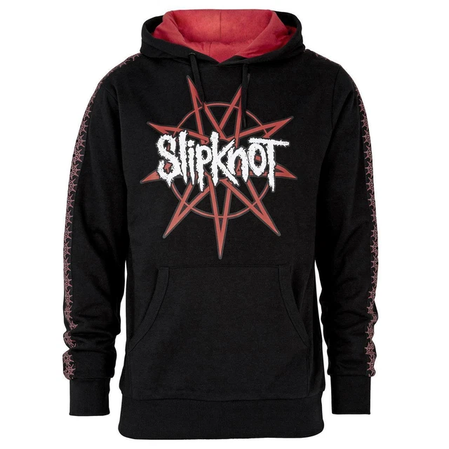 Amplified Mens Slipknot Fleece Taped Hoodie (GD776)
