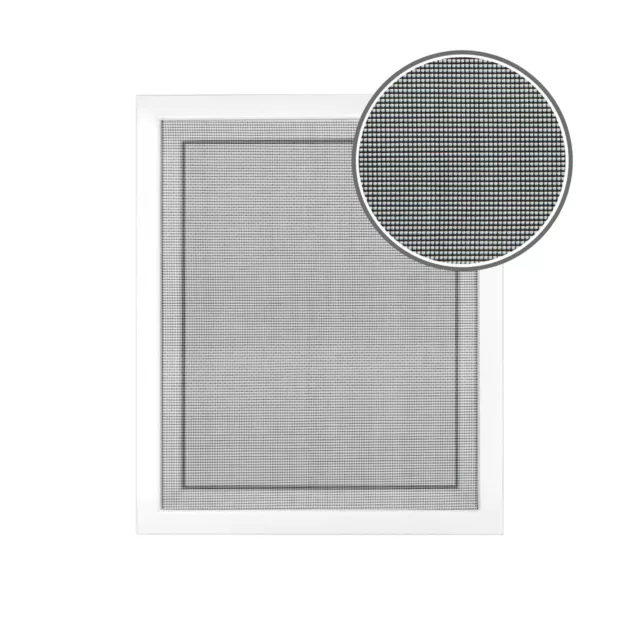 Mosquitera Ventana Pegado Búcle Protección Anti Insectos Mosquitos Negro Blanco 2