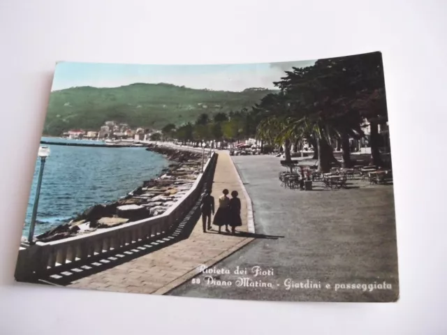 Imperia - Diano Marina giardini e passeggiata - spedita f. g. 1959