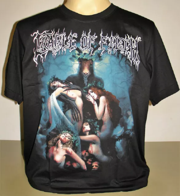 Cradle Of Filth Hammer Of The Witches T-Shirt Size S M L XL 2XL 3XL Metal Band