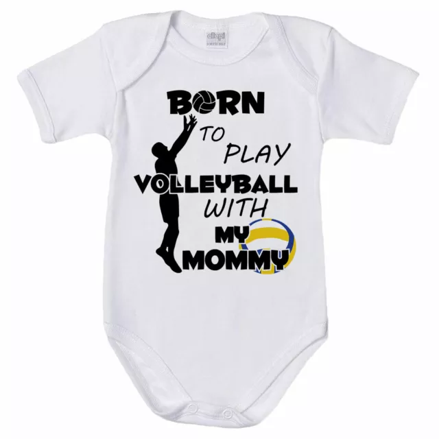 Body neonato born to play volleyball with my mommy