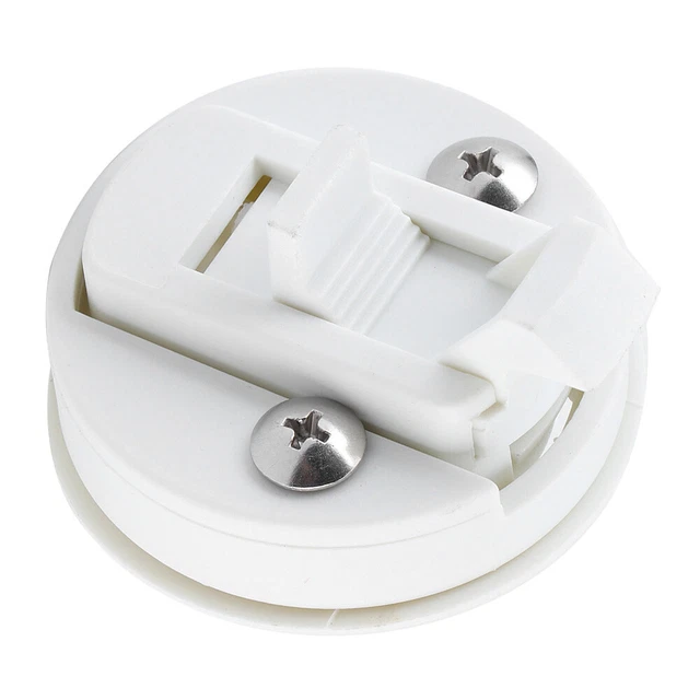 New Part For White Plastic Flush Pull Hatch Latch Corrosion Resistant
