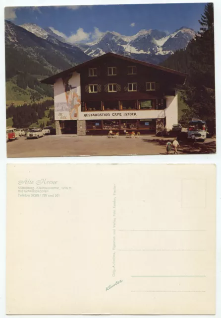 17320 - old crown - Mittelberg, Kleinwalsertal with sheep's heads - old post office