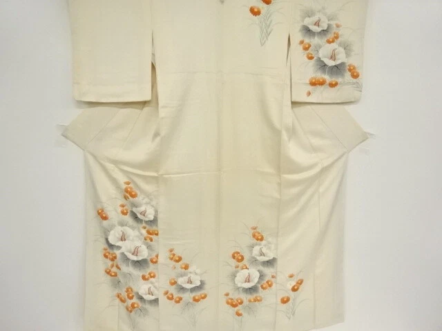 41624# Japanese Kimono / Antique Kimono / Floral Plants