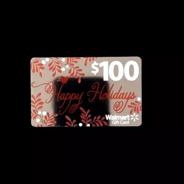 Walmart Man Happy Holidays COLLECTIBLE GIFT CARD $0 #8745