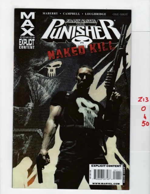 Punisher Max Naked Kill #1 VF/NM 2009 Marvel z13050