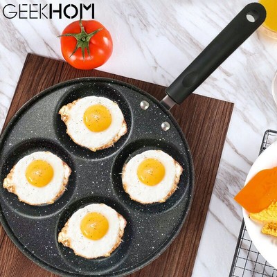 22 cm nero Ghisa Ghisa Crepes Pancake Padella/22 24 cm a scomparsa e manico in legno induzione Biol... 