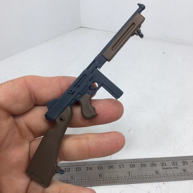 1/6 Hasbro Gi Joe Ww2 Us Army / Usmc Plastic Thompson Smg W/ Removable Magazine