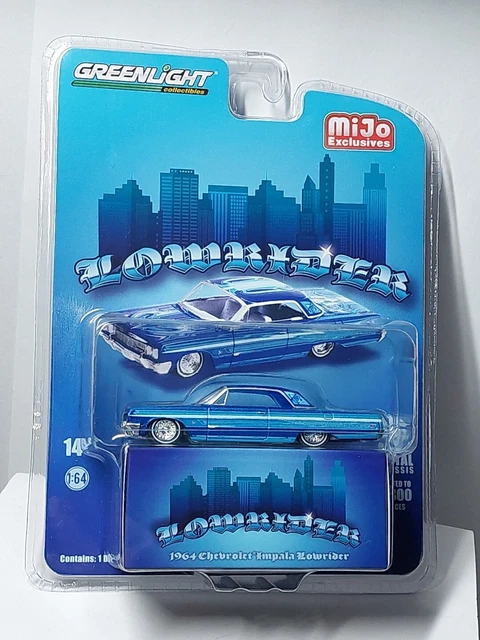 Hot Wheels 1/64 🇫🇷 RLC Chevrolet Impala '64 Bleu Lowrider Holiday 2021
