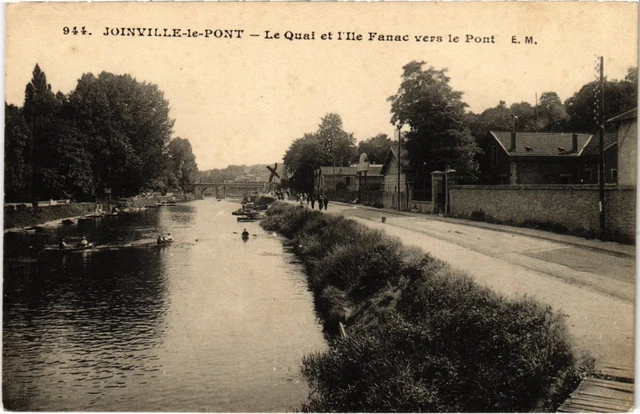 CPA Joinville Le Quai et l'Ile Fanac (1347907)