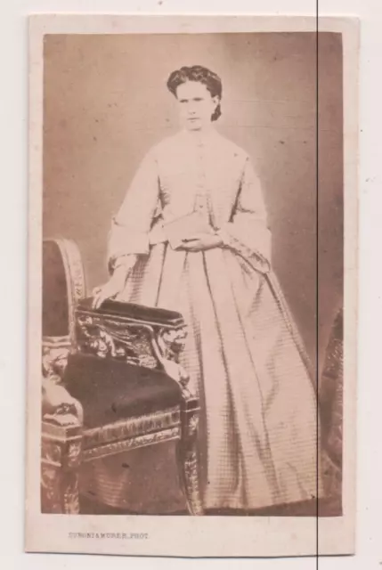 Vintage CDV Prinzessin Maria Pia Von Savoy Queen Of Portugal Duroni & Murer