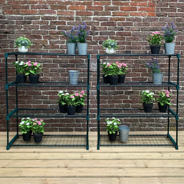Greenhouse Staging Shelves Racking Shelving Work Bench Packs of 1, 2, 3 and 4