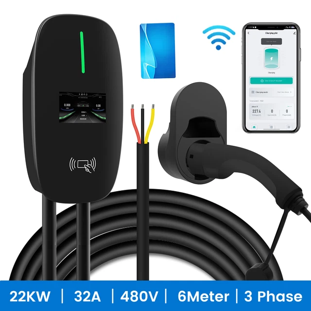 Ladesäule Für Elektroautos – Wasserdichte & Abschließbare Ladestations-Halterung Für Innen & Außen, 70 Cm Hoch