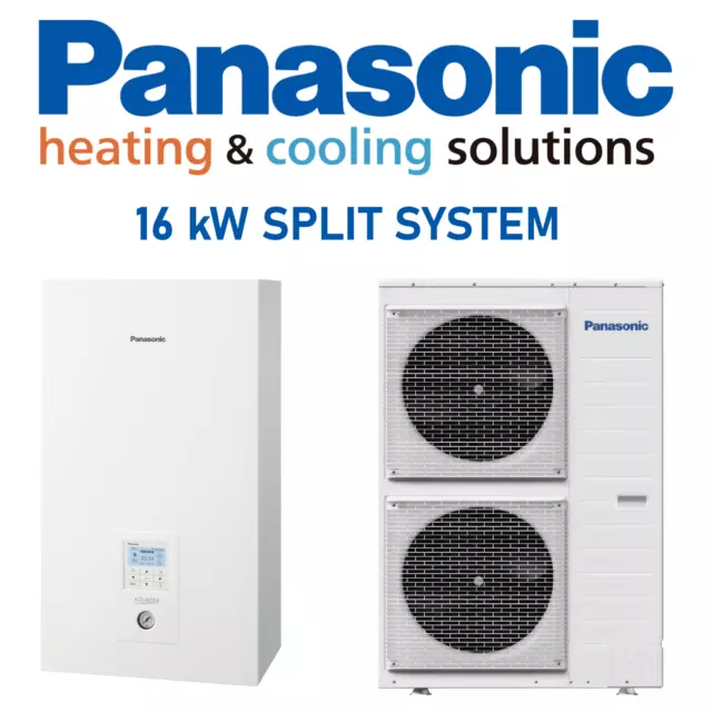 PANASONIC AQUAREA T-CAP KIT WXC16H9E8 Luft Wasser Wärmepumpe SPLIT 16 kW