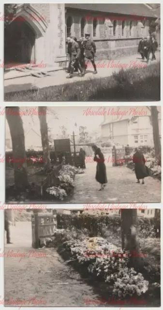 Old Postcards Sir Maurice Cameron's Funeral Liss Hampshire Real Photos 1936