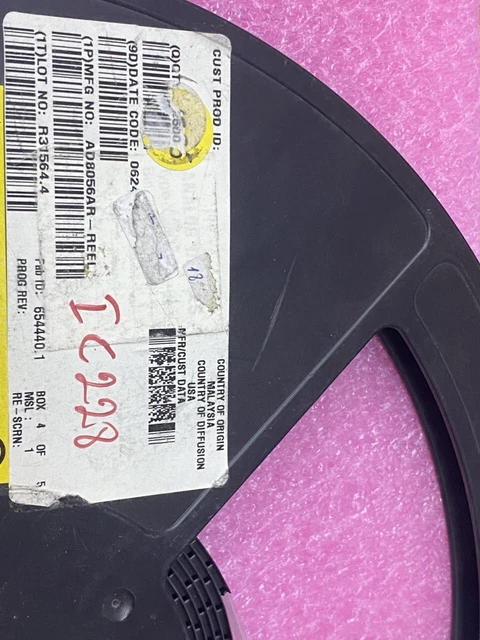 Lot X 20 AD8056AR-REEL Ic Voltage 'Feedback' 2 Circ 8SOIC