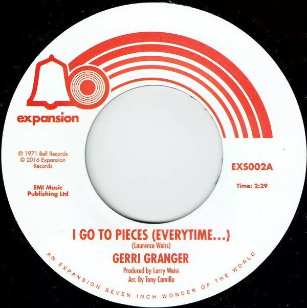 Gerri Granger - I Go To Pieces (Everytime...) / I Can't Take It Like A Man, 7"(V