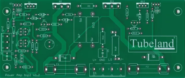 150 Watt Class AB Amp 2024 - Tubeland Leiterplatte Ohne Bauteile
