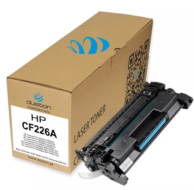 Toner noir compatible avec HP LaserJet Pro M402 M426 MFP - 5x CF226A, 26A 2