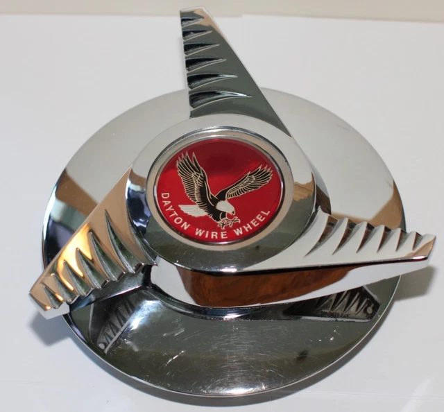 DAYTON WIRE WHEEL 3 Bar Knock Off Centers - 3 Total (2 Left