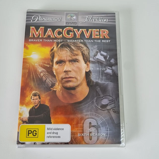 MacGyver  Season 6 (DVD, 1989 Region 4 PAL) Series Six Brand New And Sealed