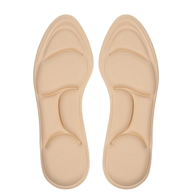 Semelles Orthopédiques Fasciite Plantaire - Support Voûte 3,5 Cm Gel Talon - Homme Femme Tailles 38-40