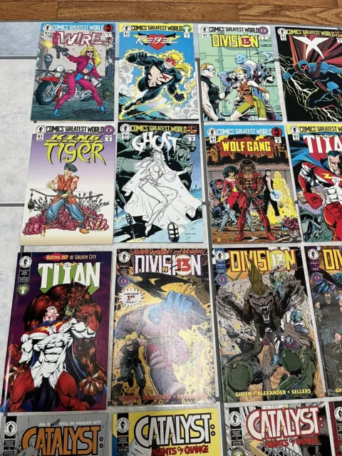 HUGE lot 56-Dark Horse Comics Barb Wire Ghost Machine Catalyst Will To Power+++! 2