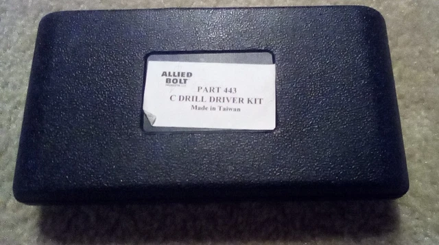 Allied Bolt #443 C Drill Driver Kit