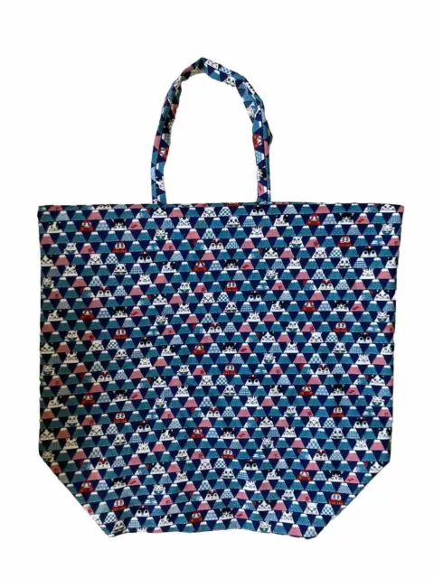 Shopping Bag Japanese Traditional Pattern Foldable MtFuji 40×50×10cm 16×20×4 in
