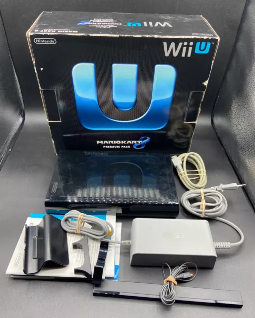 Console Noire Nintendo Wii U 32 Go Premium Pack Mario Kart 8