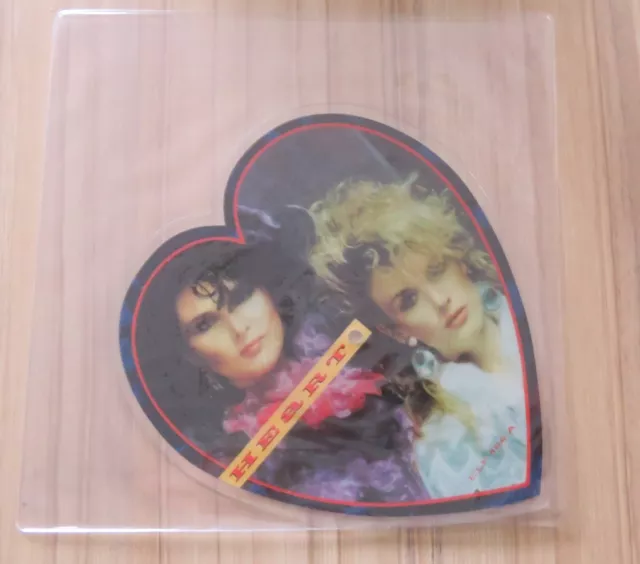 Heart, Nothin At All   Rare Heart Shaped Pic Disc Single