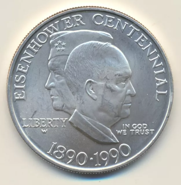 USA 1 Dollar 1990 - 100. Geburtstag von Dwight D. Eisenhower, bfr.