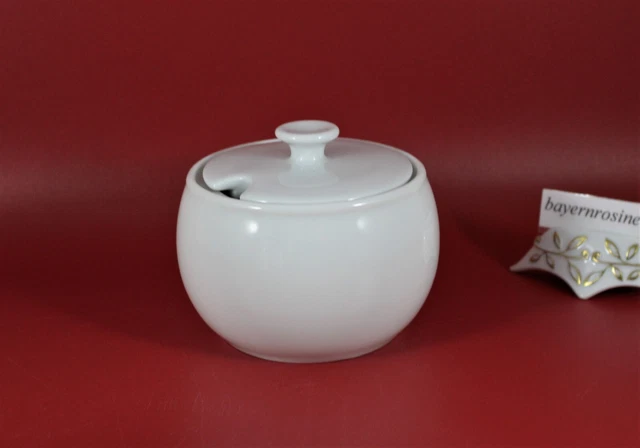 Schönwald Porzellan Form 98, Zuckerdose, Marmeladendose weiß 0,30 Ltr. NEU!