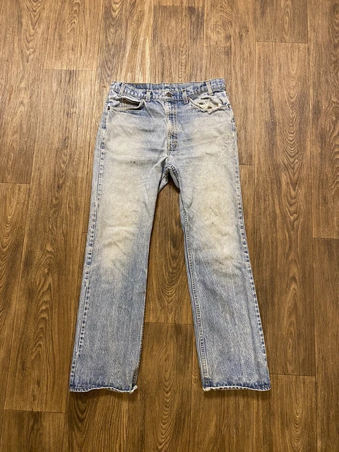 Vintage Levis 517 Orange Tab Size 36x32 ( 20517-0217 ) Distressed
