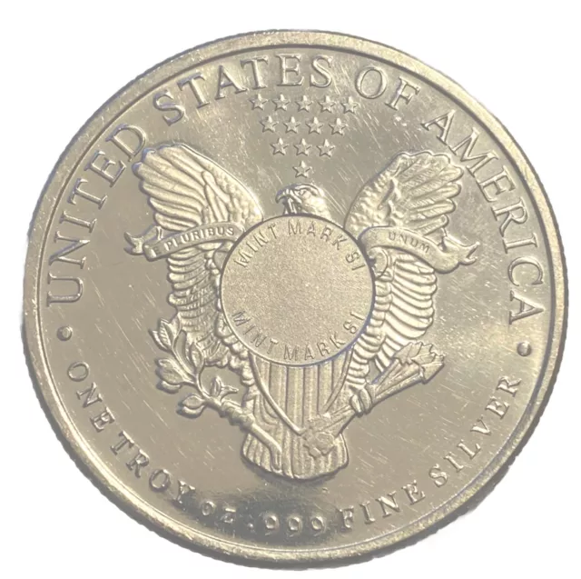 $1 American Fine Silver Dollar SMI Eagle 1 oz - 10 Coins Available 2