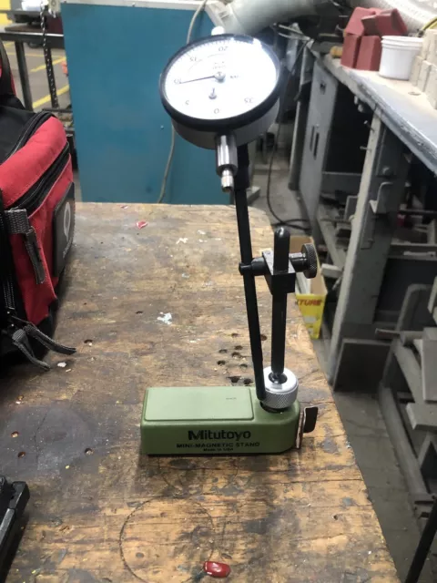 Mitutoyo mini-magnetic stand and indicator