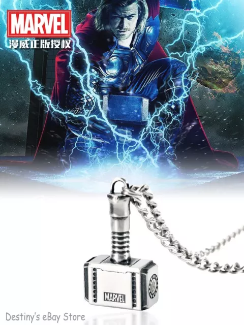 The Avengers Marvel Thor Hammer Pendant Necklaces Fashion Jewelry Pendant Gift 2