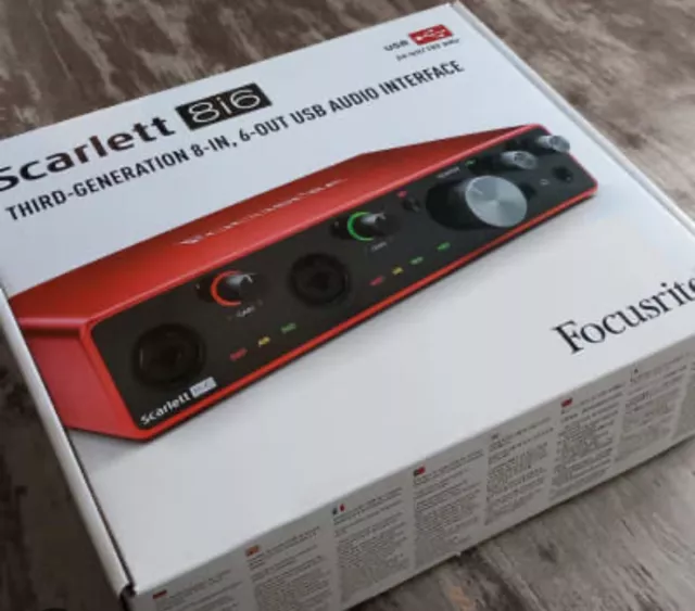 Focusrite Scarlett 8i6 3rd Gen USB Audio Interface